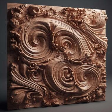 Patterns and decorations stl materials 2 3d model